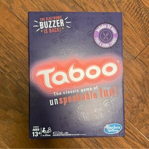 Hasbro Taboo Board Game - Purple and Red